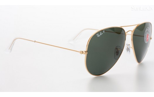Ray-Ban Aviator Large Metal Polarised (RB3025 001/58 58mm) saules brilles